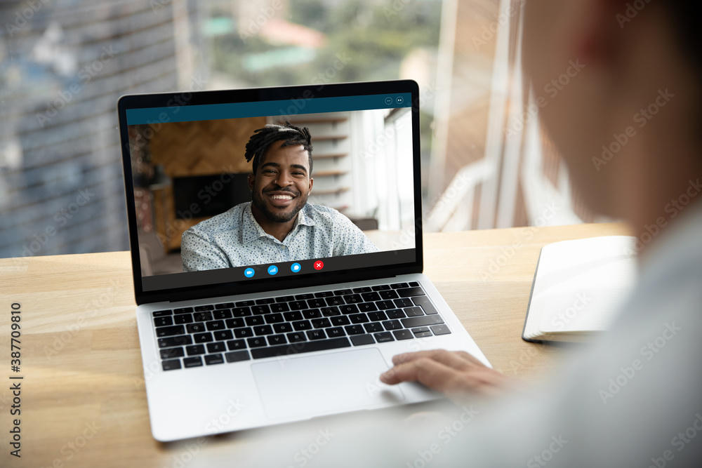 Laptop video call